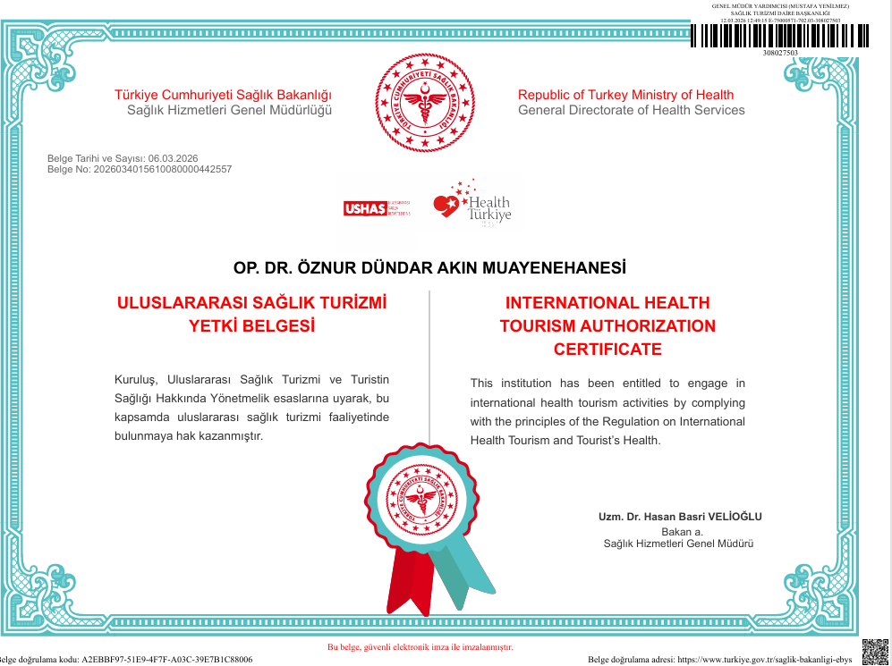 Uluslararası Sağlık Turizmi Yetki Belgesi
